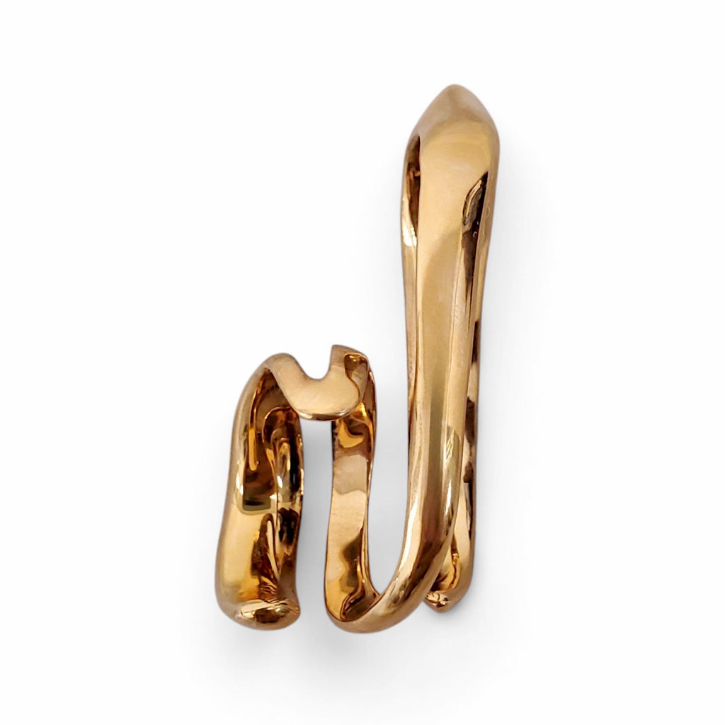ALEXANDER MCQUEEN GOLD RING - SIZE S
