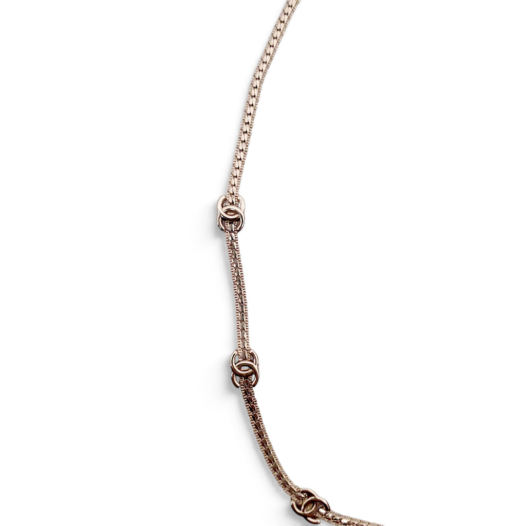 CHANEL LOGO THIN CC LOGO CHOKER
