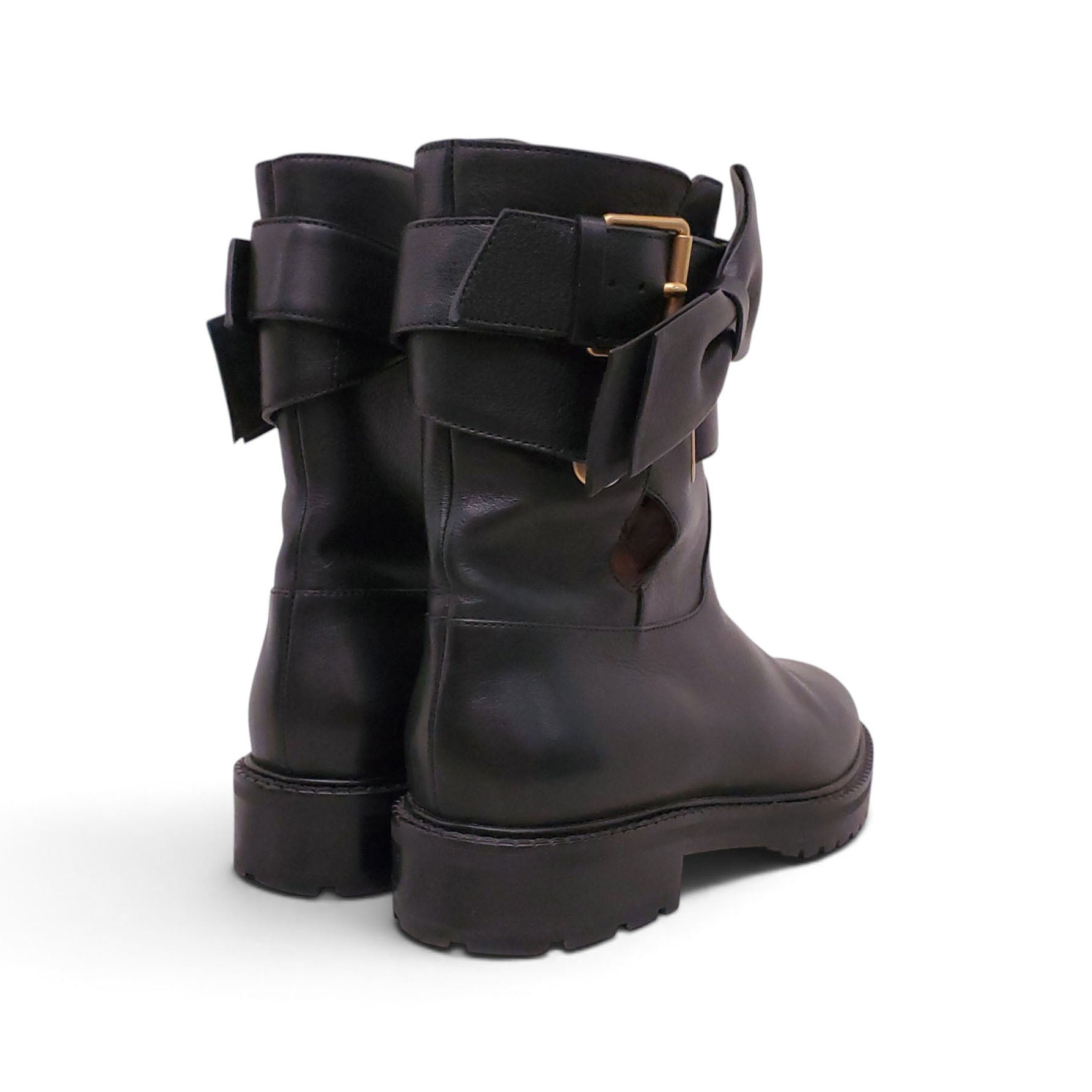VALENTINO BOOTIES WITH BOW DETAIL - SIZE 36.5