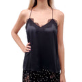 CAMI NYC BLACK TANK TOP WITH LACE - SIZE XS