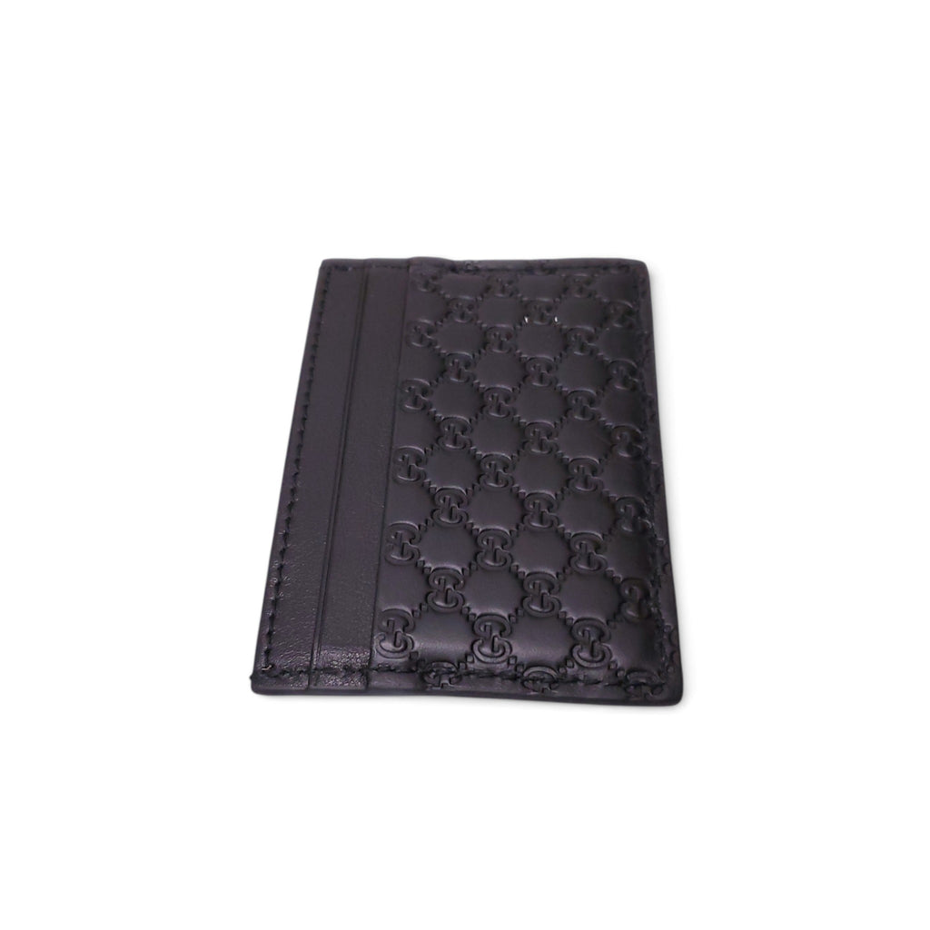 GUCCI BLACK LOGO CARD HOLDER