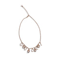 GUCCI FAUX PEARL & CRYSTAL SCRIPT COLLAR NECKLACE