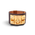 HERMÈS COLLIER BLACK GOLD HARDWARE - SIZE S