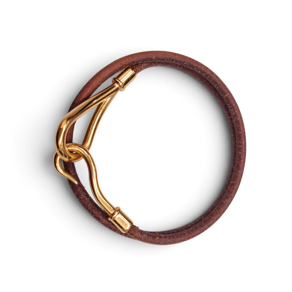 HERMÈS 3 PIECES LEATHER BRACELET SET
