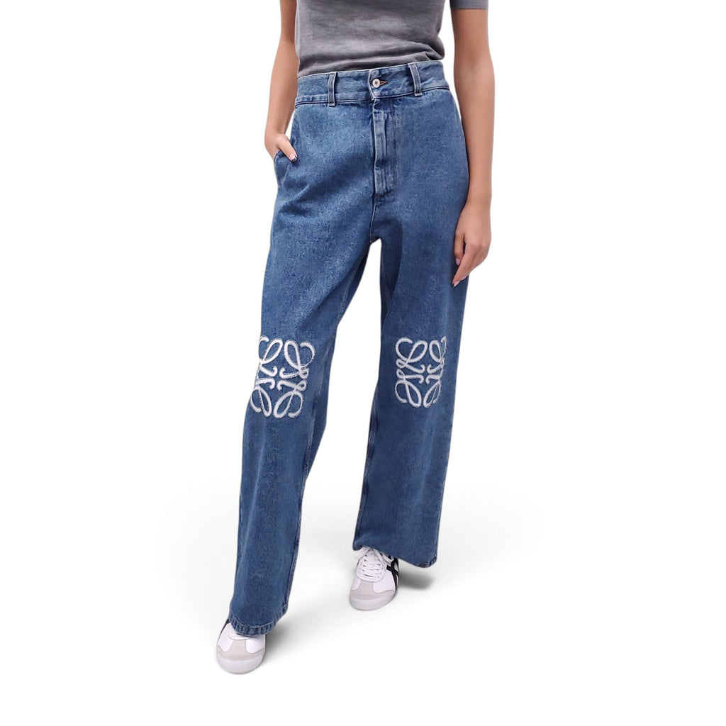 LOEWE ANAGRAM LOGO JEANS - SIZE 38