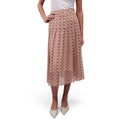 CELINE SILK LOGO SKIRT - SIZE 38