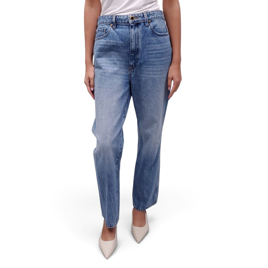 KHAITE LIGHT WASH ABIGAIL JEANS - SIZE 30