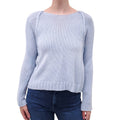 TESS GIBERSON BABY BLUE SWEATER WOOL & CASHMERE BLEND SWEATER - SIZE S