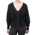 APIECE APART BLACK LINEN CARDIGAN - SIZE S
