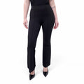 MOTHER BLACK STRETCH TROUSERS - SIZE S