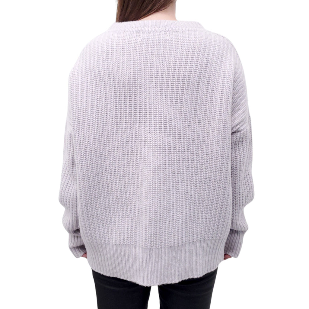 LA LIGNE CASHMERE SWEATER WITH TORTUS BUTTONS - SIZE XL