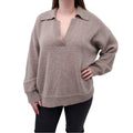 LA LIGNE WOOL AND CASHMERE VNECK SWEATER - SIZE XL