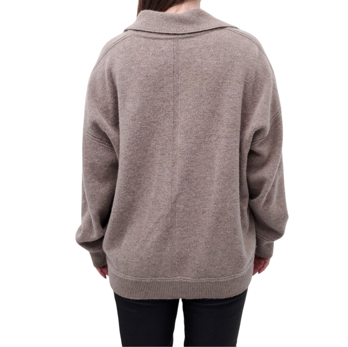 LA LIGNE WOOL AND CASHMERE VNECK SWEATER - SIZE XL