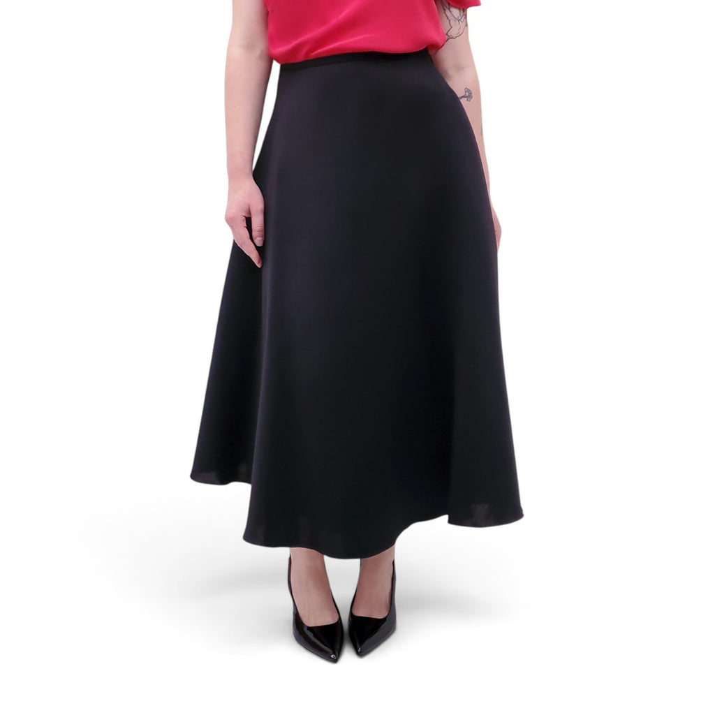 LANVIN ALINE BLACK SKIRT - SIZE 42