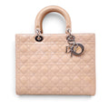 DIOR NUDE PATENT LADY DIOR BAG