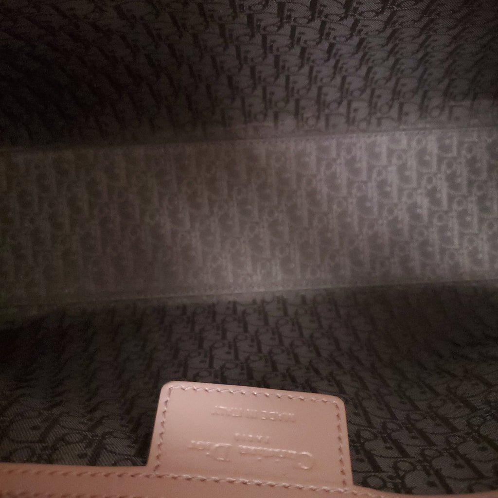 DIOR NUDE PATENT LADY DIOR BAG