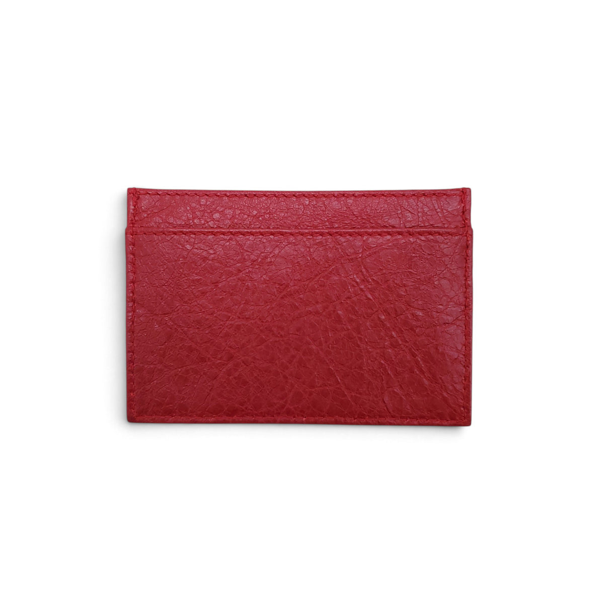 BALENCIAGA RED GARMENT CARD HOLDER