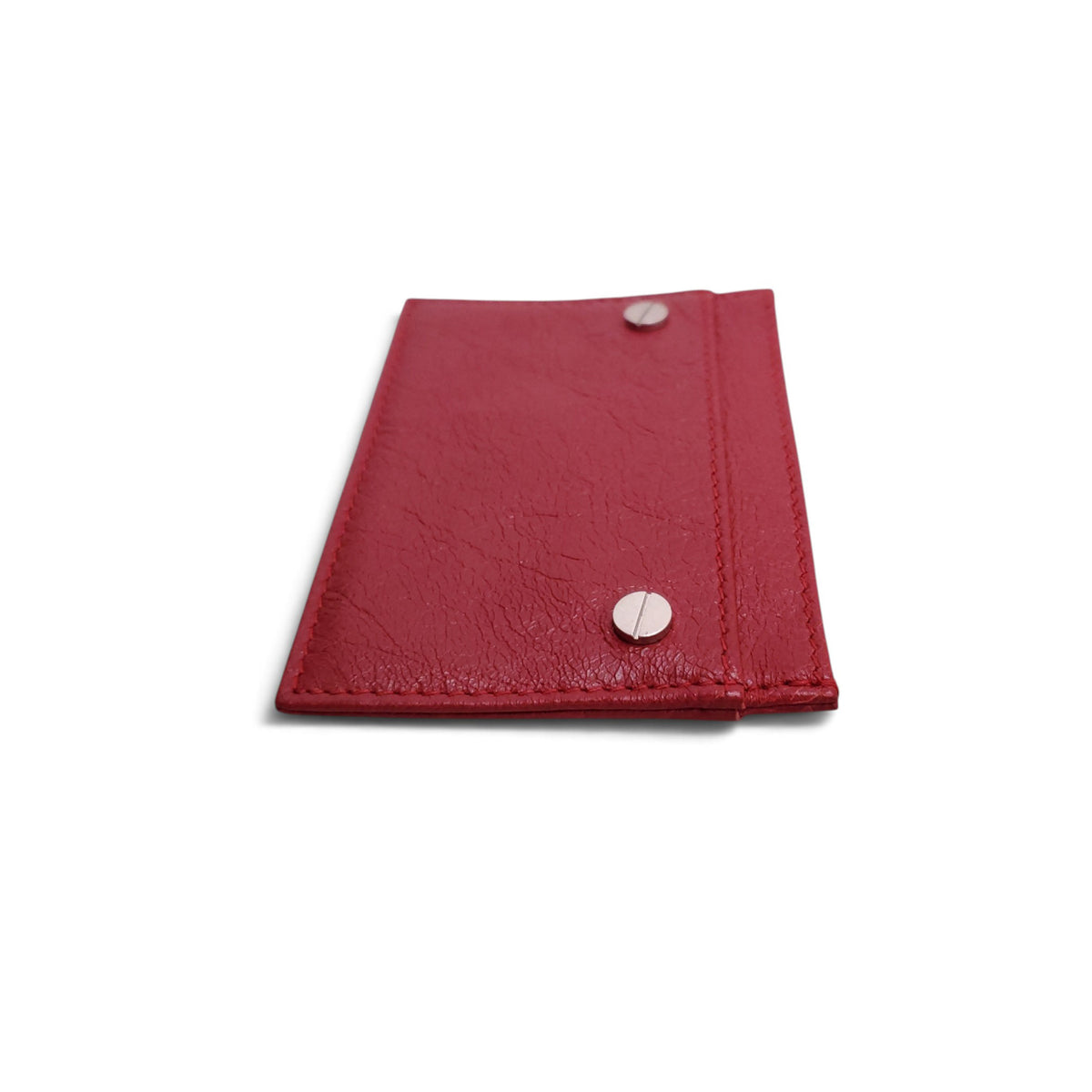 BALENCIAGA RED GARMENT CARD HOLDER