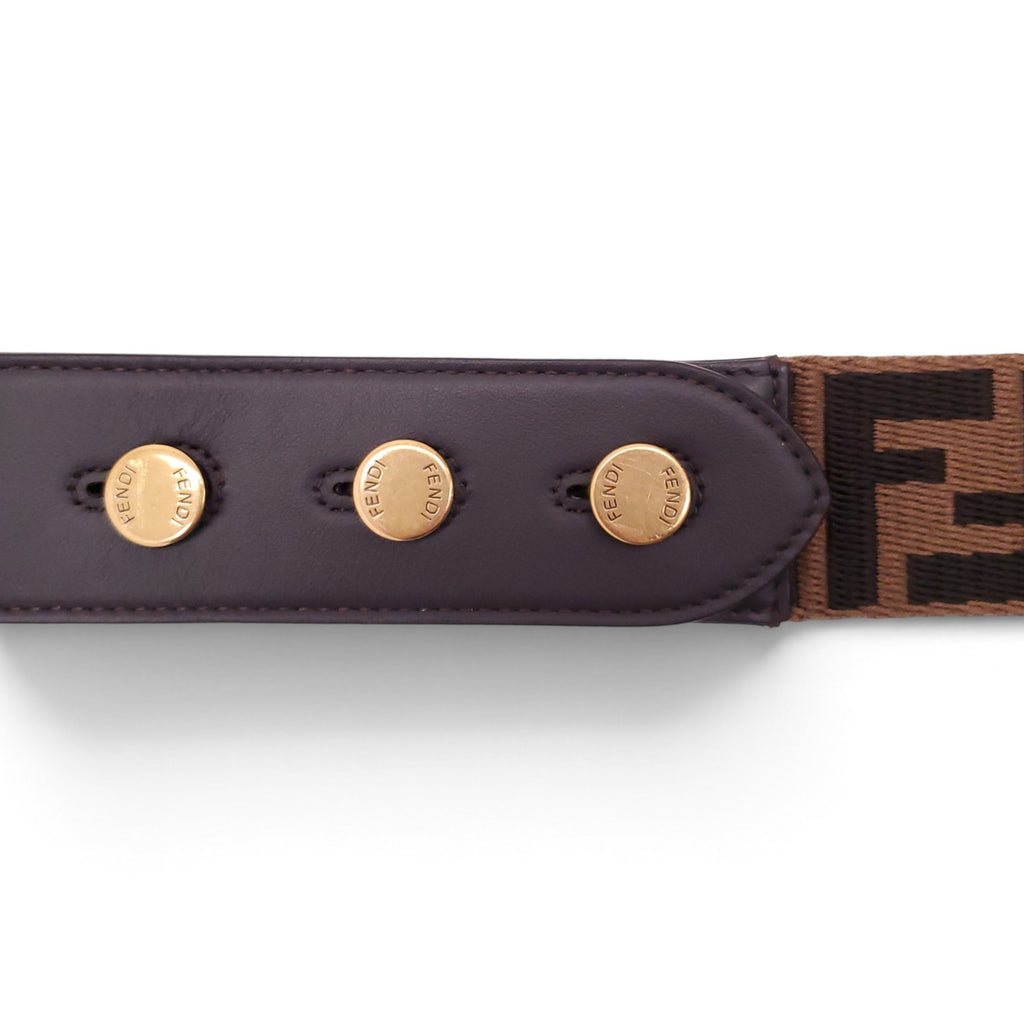 FENDI LOGO FF LOGO PURSE STRAP