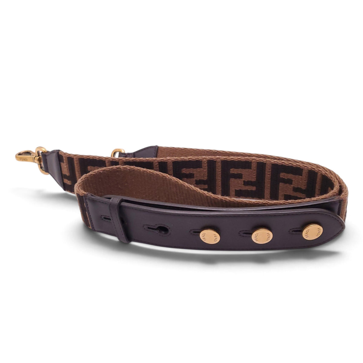 FENDI LOGO FF LOGO PURSE STRAP