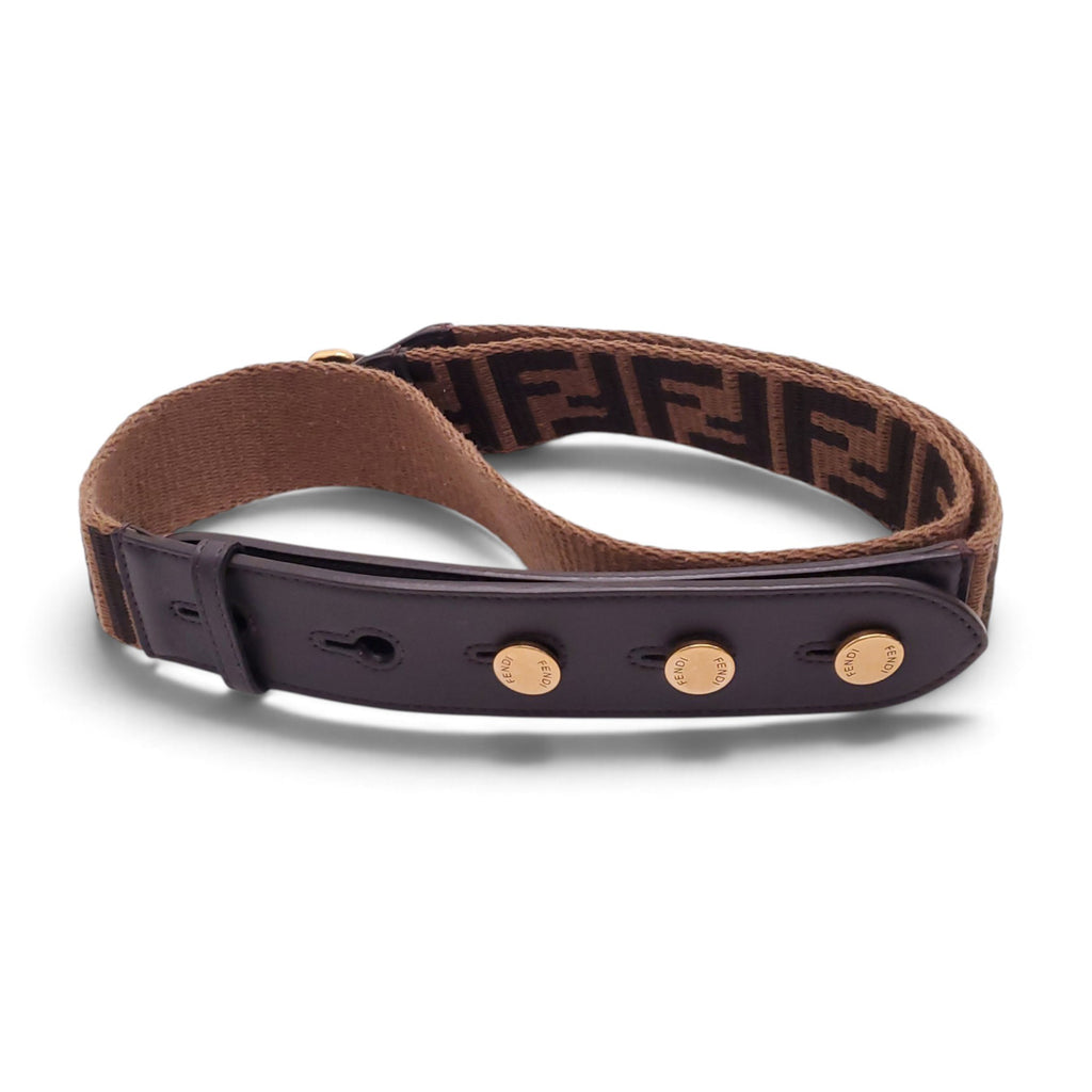 FENDI LOGO FF LOGO PURSE STRAP