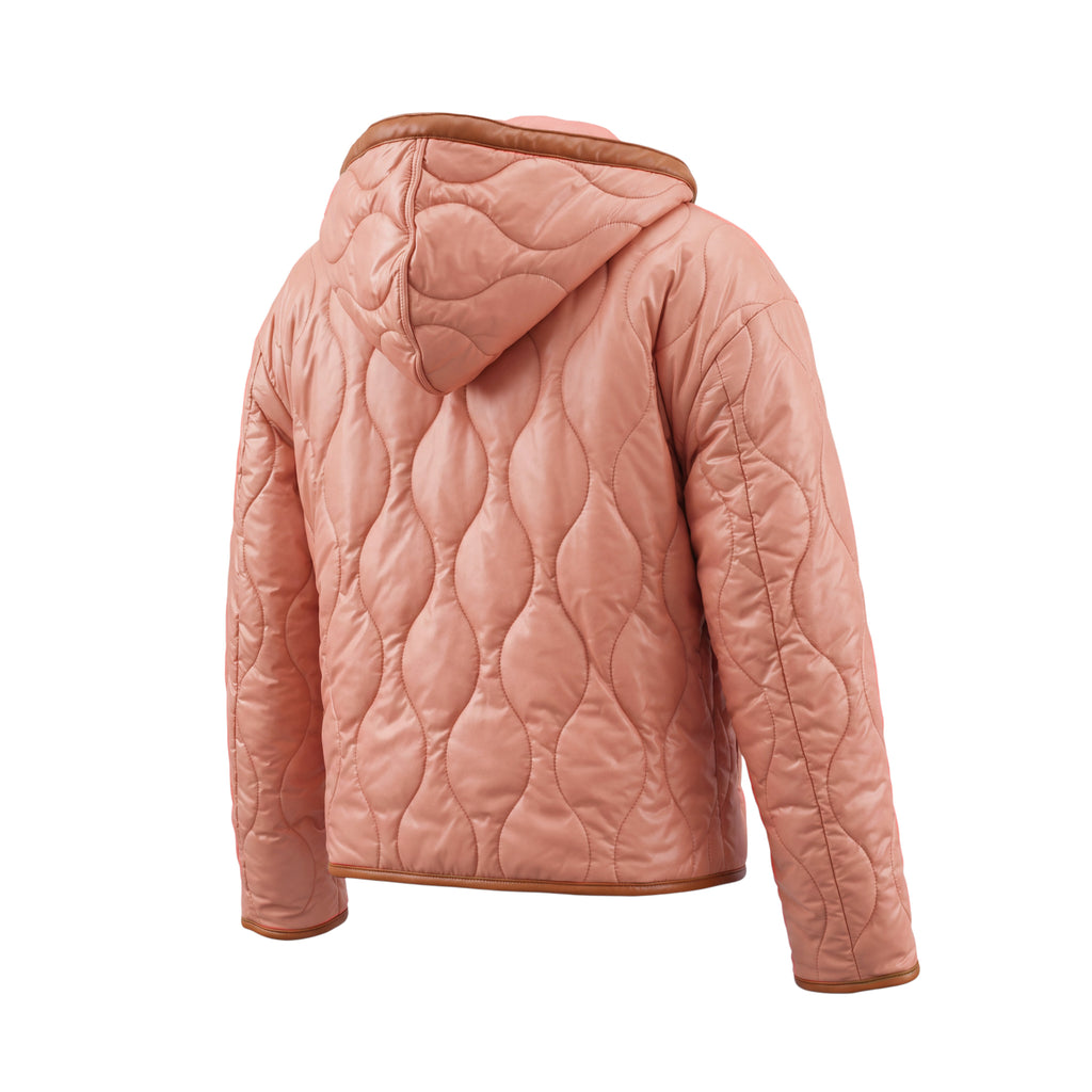 FORTE FORTE REVERSIBLE TEDDY PUFFER JACKET- SIZE 0