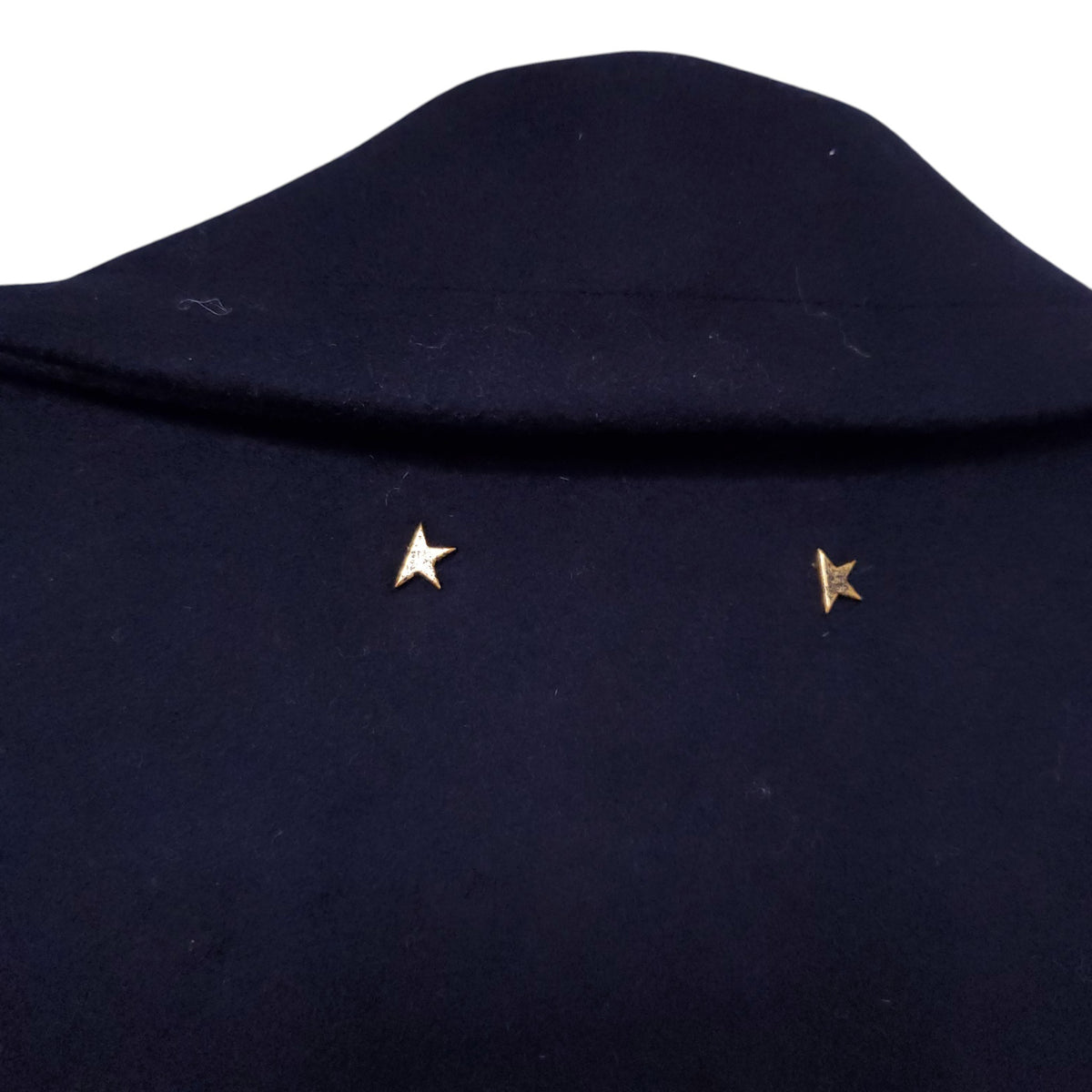 GOLDEN GOOSE NAVY COCOON COAT - SIZE 38