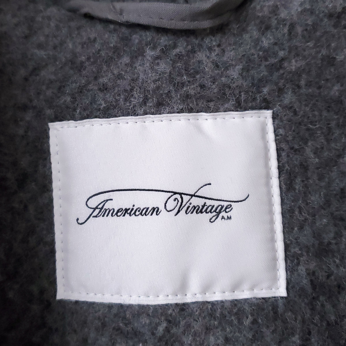 AMERICAN VINTAGE HEATHER GREY COAT - SIZE M/L
