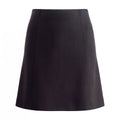 PRADA BLACK NYLON SKIRT WITH STITCHING DETAIL - SIZE 40