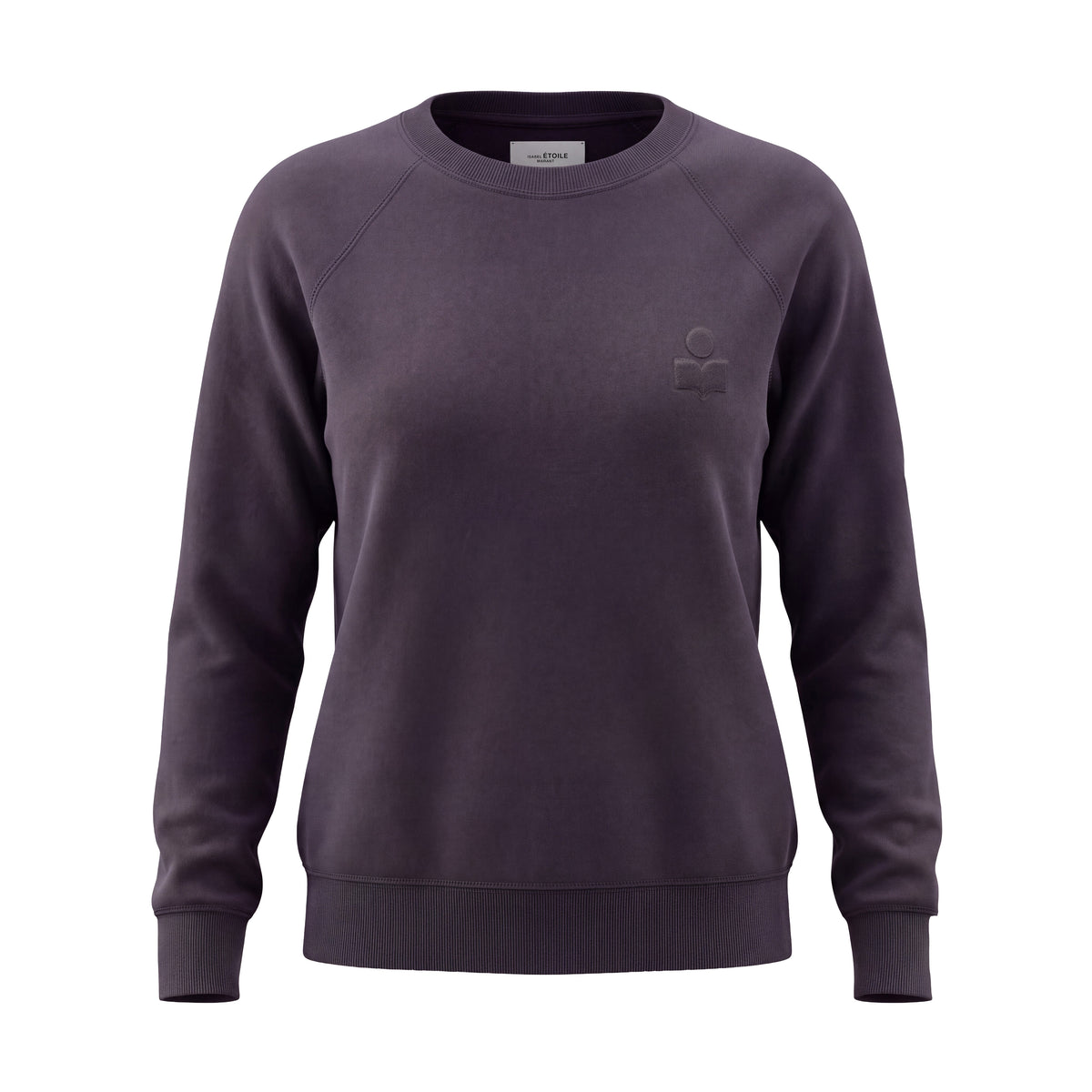 ISABEL MARANT ÉTOILE DARK GREY LOGO SWEATSHIRT - SIZE 36