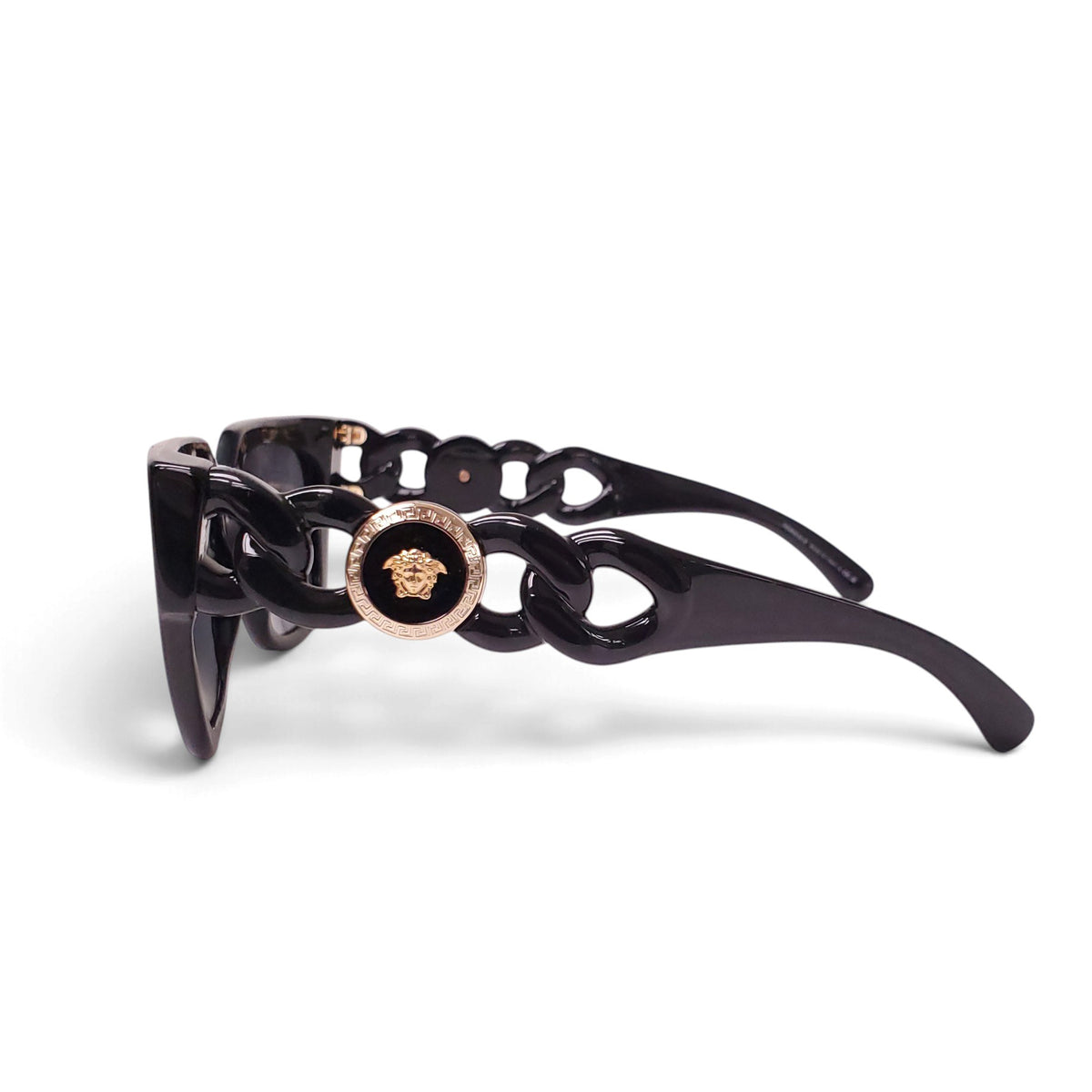 VERSACE CHAIN DETAIL WITH MEDUSA SUNGLASSES