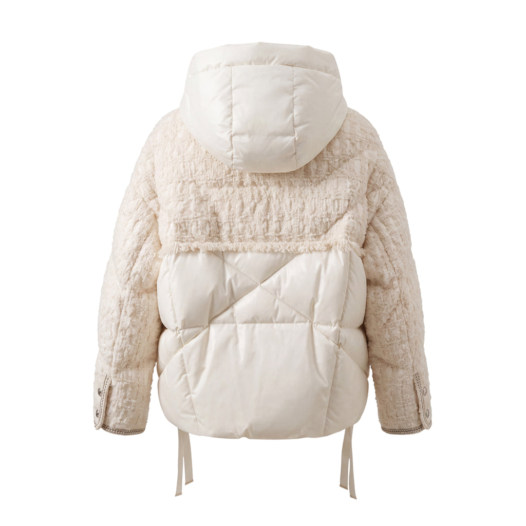 KHRISJOY PUFF KHRIS TWEED DOWN JACKET - SIZE 01