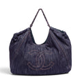 CHANEL DENIM XL COCO CABAS TOTE