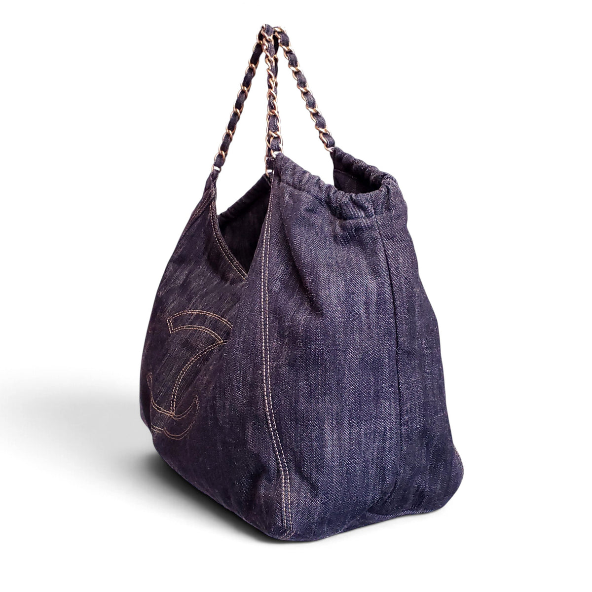 CHANEL DENIM XL COCO CABAS TOTE