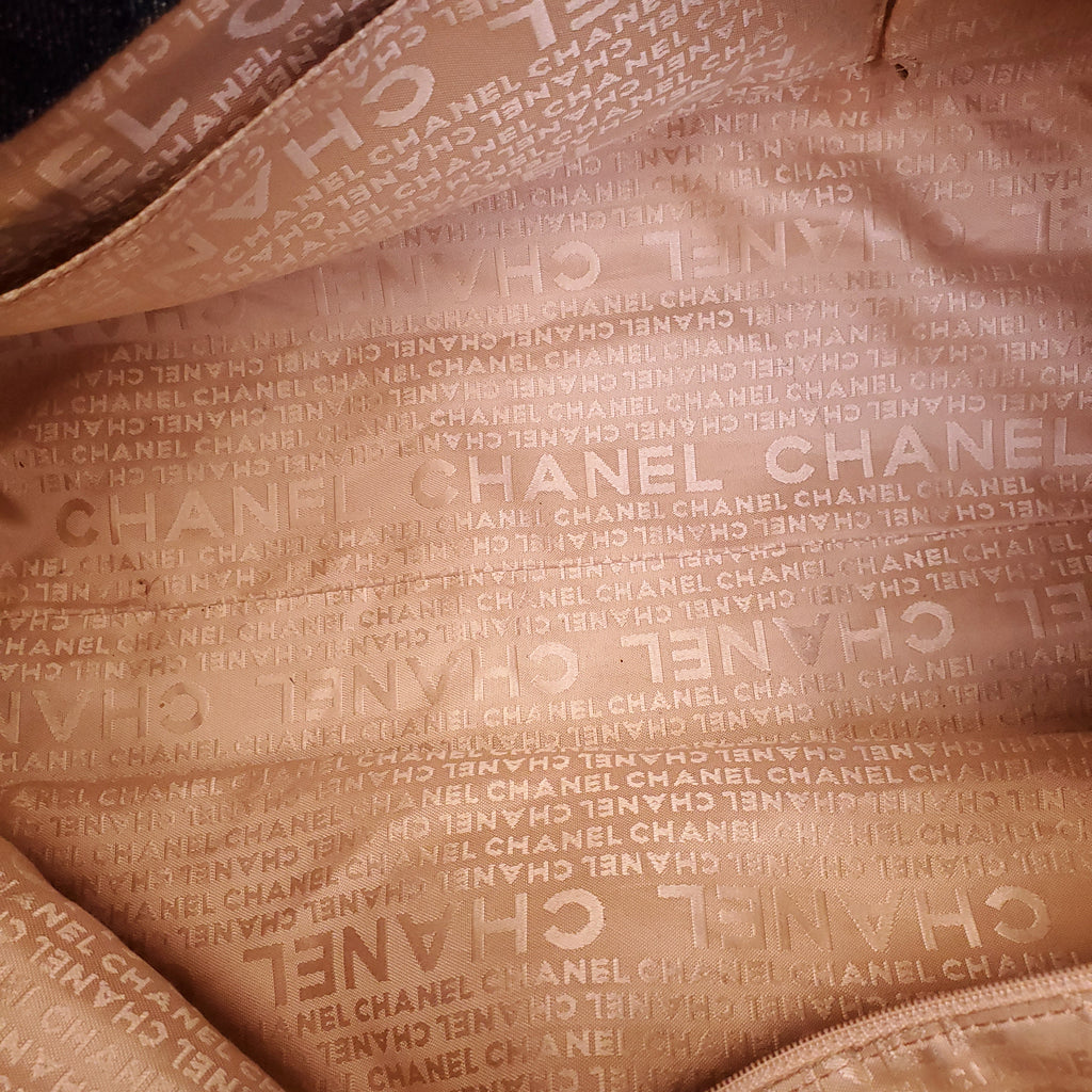 CHANEL DENIM XL COCO CABAS TOTE