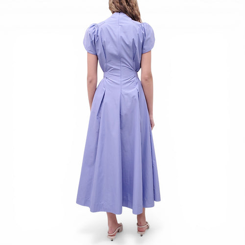 3.1 PHILLIP LIM PURPLE COTTON POPLIN DRESS - SIZE 2