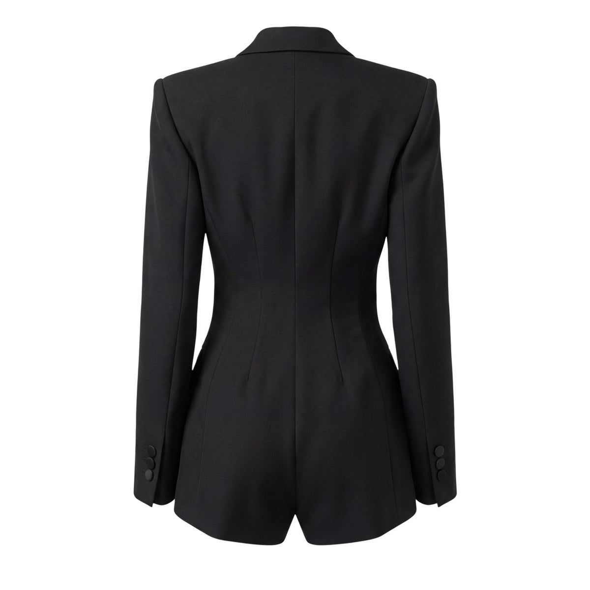 VERSACE BLACK TUXEDO ROMPER  - SIZE 40