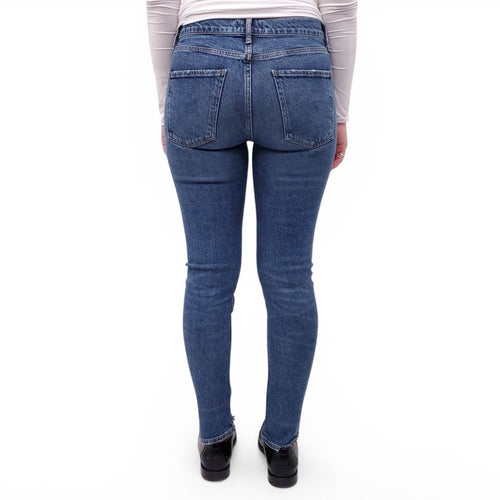 AGOLDE MEDIUM WASH 'TONI' SKINNY JEANS - SIZE 26