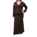 4TH & RECKLESS WRAP SWEATER WITH MATCHING SKIRT - SIZE M