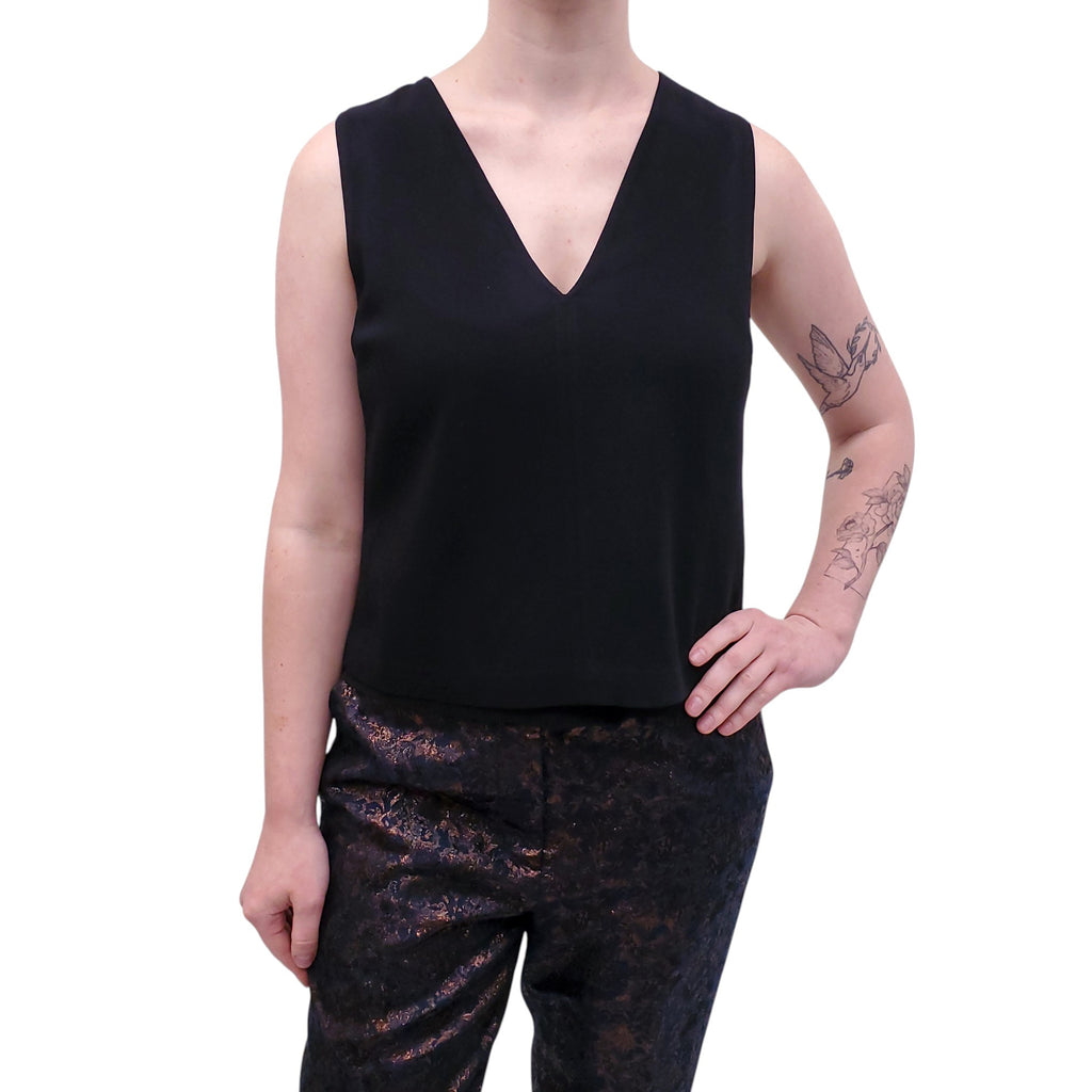 A.L.C. BLACK TANK TOP - SIZE 6