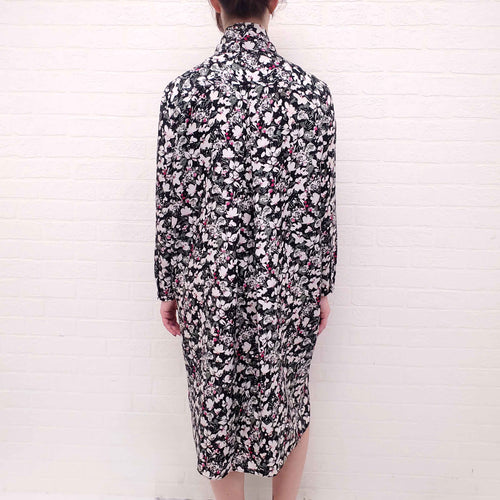 ACNE STUDIOS FLORAL SILK DRESS - SIZE 40
