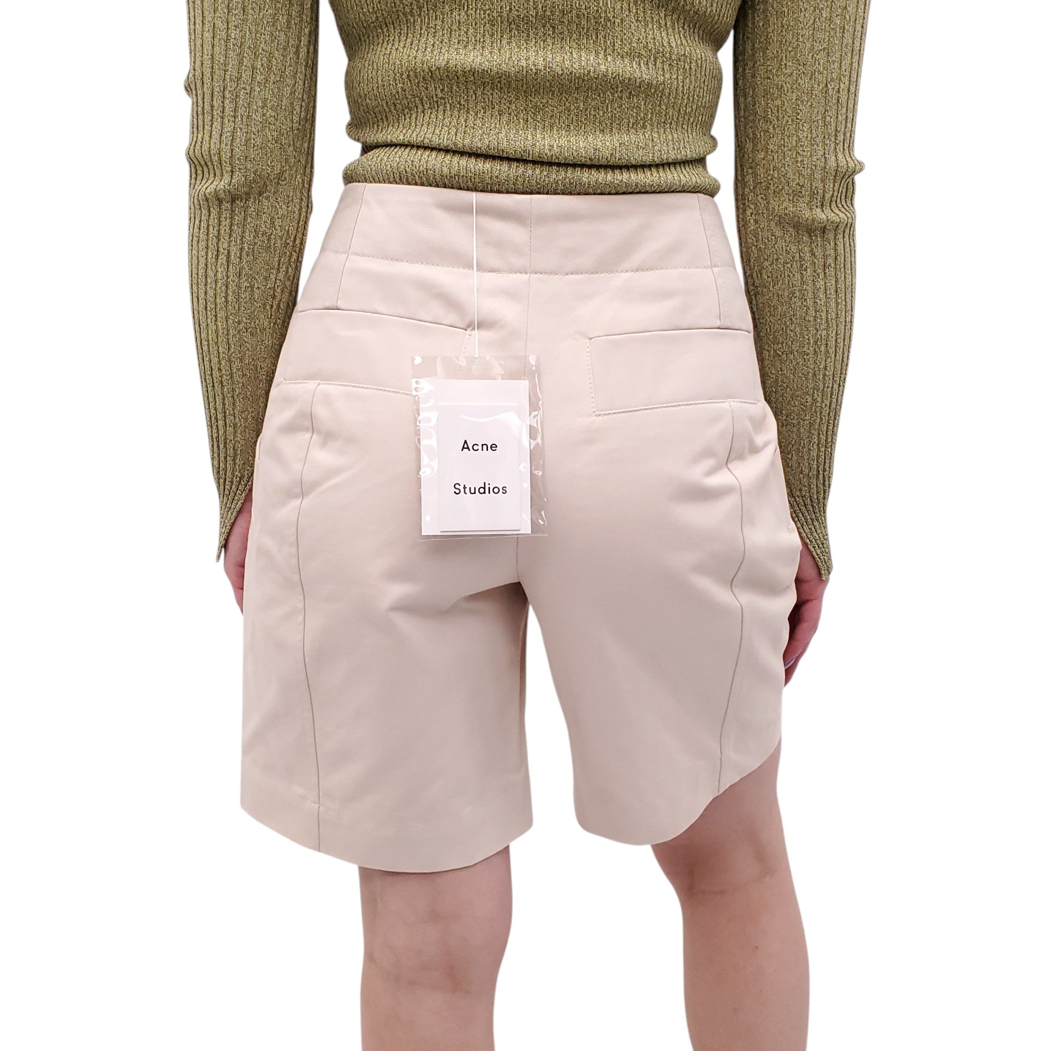 ACNE STUDIOS KHAKI SHORTS - SIZE 36