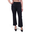 ACNE STUDIOS NAVY PINSTRIPE TROUSERS - SIZE 34