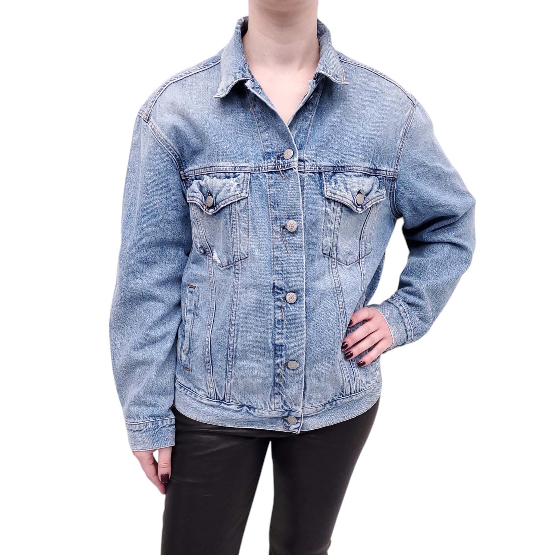 ACNE STUDIOS OVERSIZED DENIM JACKET - SIZE 34