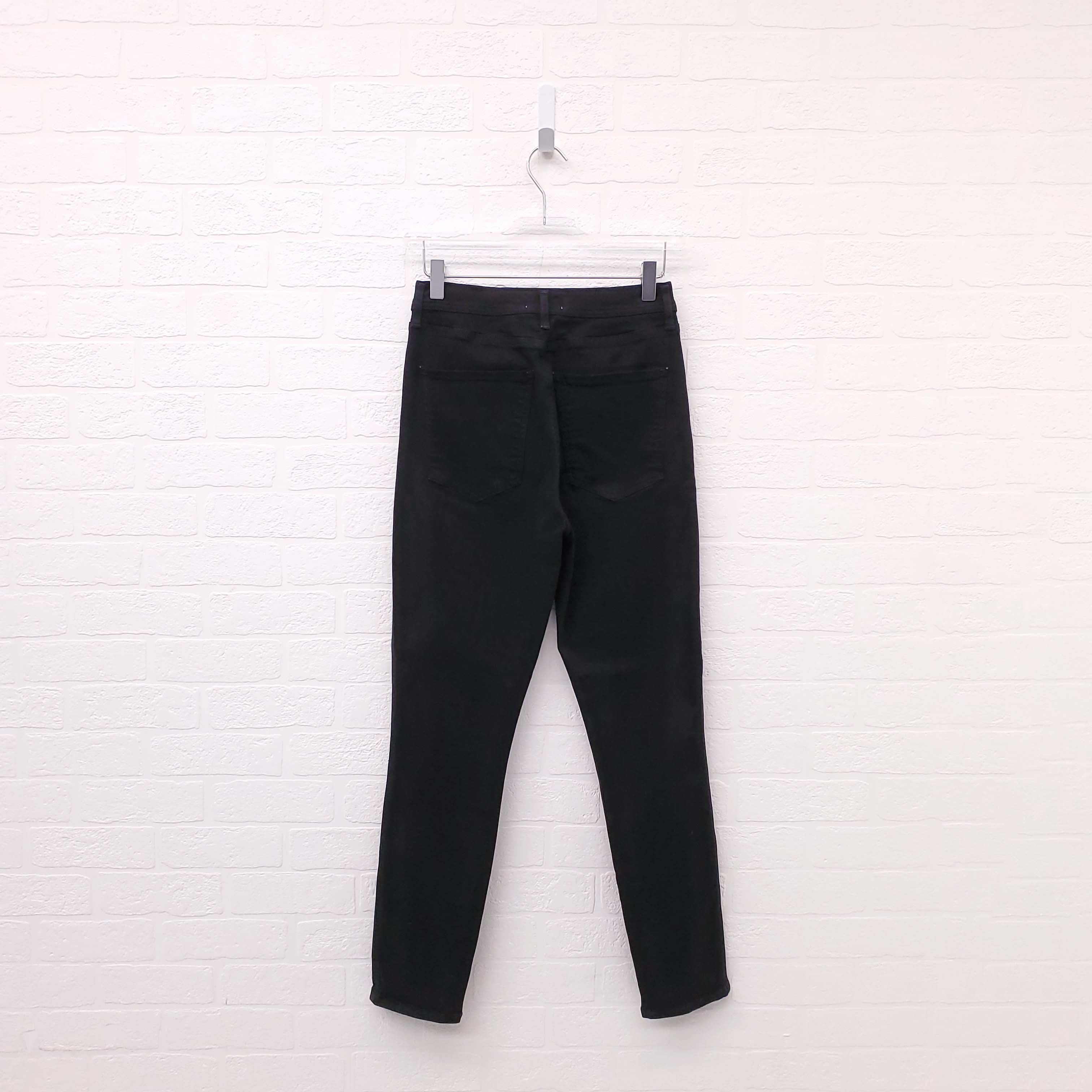AGOLDE BLACK STRETCH SKINNY JEANS - SIZE 27