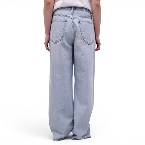 AGOLDE LIGHT WASH 'LOW SLUNG BAGGY' JEANS - SIZE 29