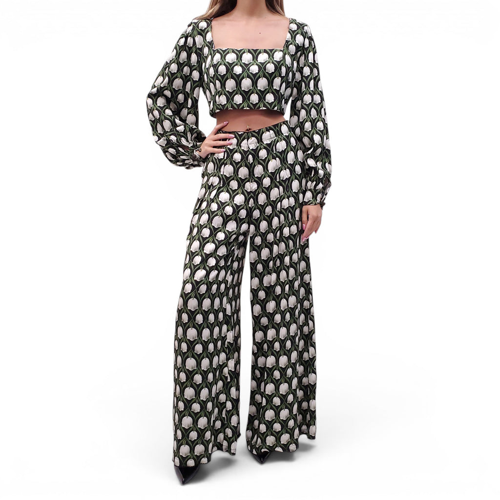 AGUA BENDITA FLORAL 2-PIECE SET - SIZE M/L