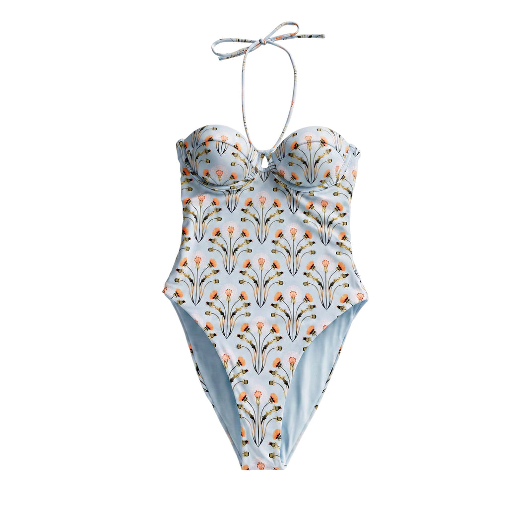 AGUA BY AGUA BLUE RABANO FRUTAL BATHING SUIT- SIZE M