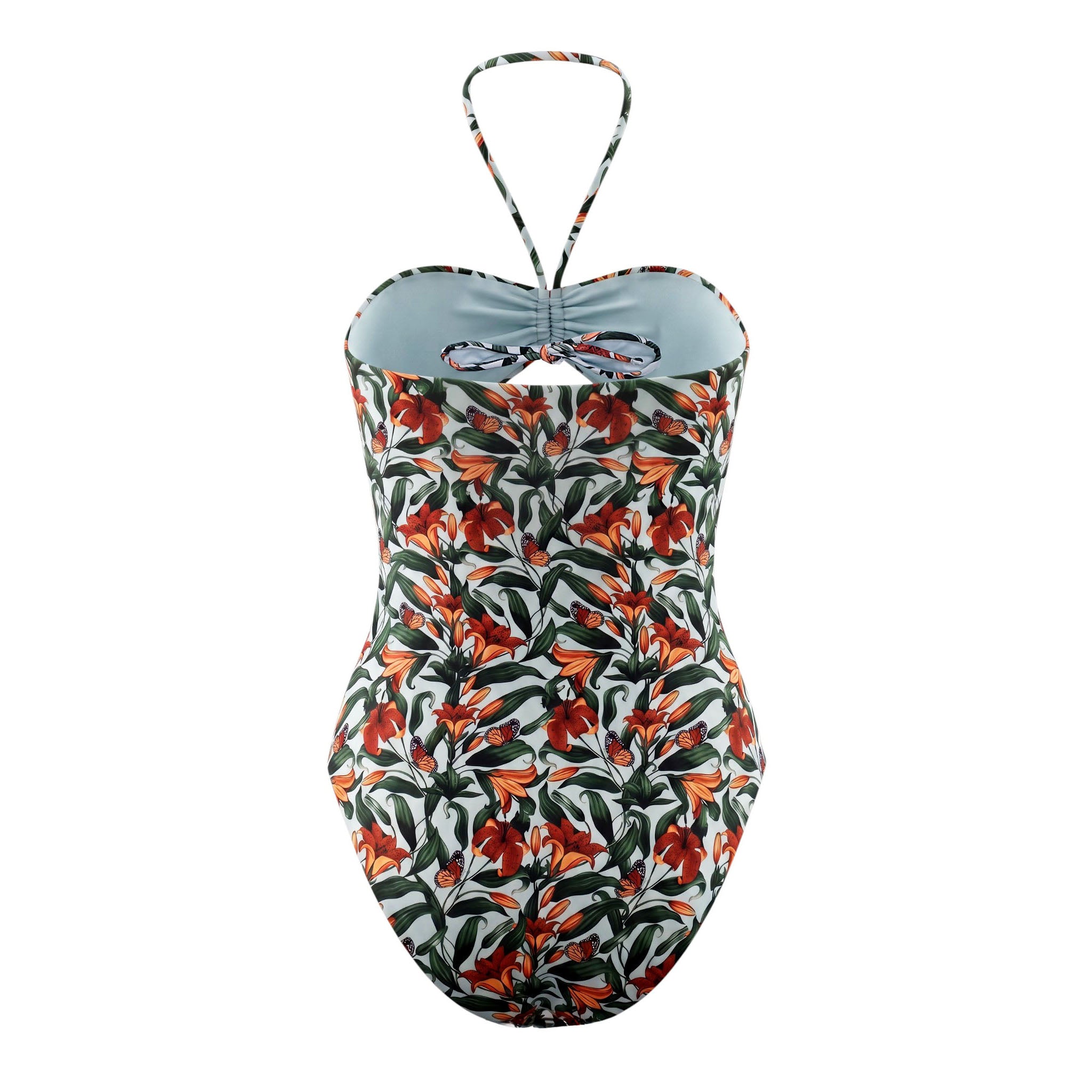 AGUA BY AGUA MONARCA ZAUL MULTICOLOUR ONE-PIECE SWIMSUIT - SIZE S