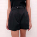 ALAÏA BLACK SHORTS - SIZE 42